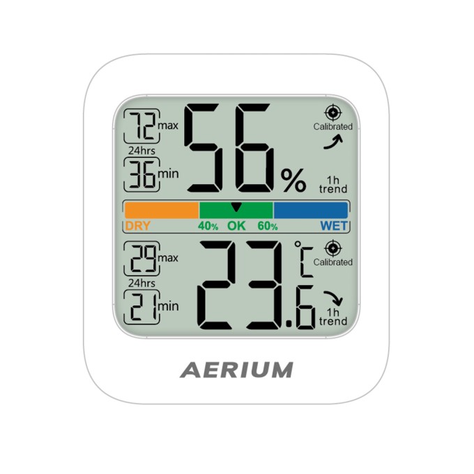 Monitor de temperatură și umiditate a aerului AERIUM T33 DUAL Monitor de temperatură și umiditate a aerului AERIUM T33 DUAL