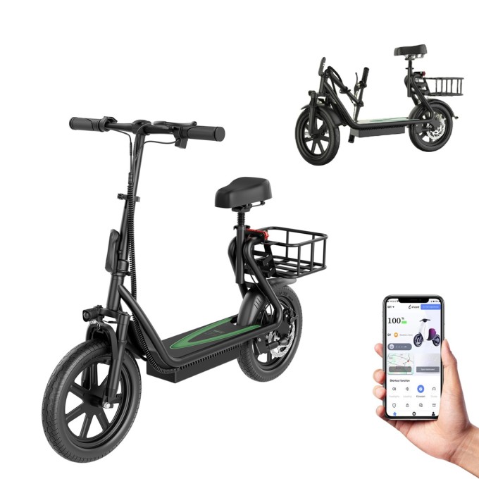 Trotineta electrica AERIUM AOVO PRO COMFORT V2 neagră