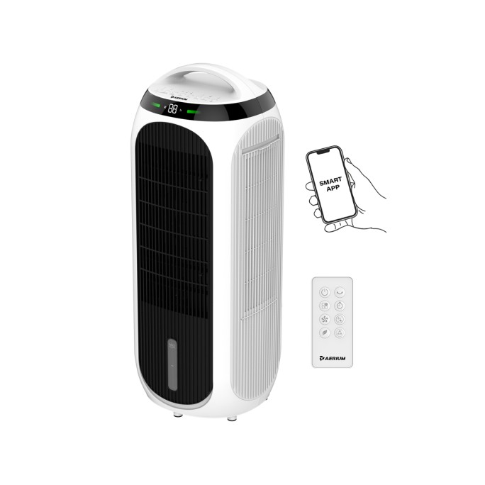 Răcitor de aer, purificator de aer, umidificator și ventilator AERIUM TotalCare 4-în-1 H13WIFI Răcitor de aer, purificator de aer, umidificator și ventilator AERIUM TotalCare 4-în-1 H13WIFI